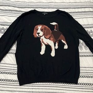 The Limited beagle sweater - black medium